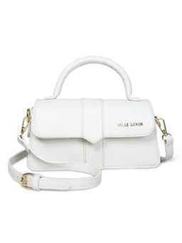 Pelle Luxur - Stylish White Sling Bag for Women (S)
