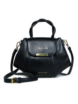 Pelle Luxur - Stylish Black Sling Bag for Women (M)