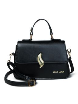 Pelle Luxur - Stylish Black Sling Bag for Women (S)