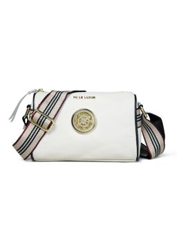 Pelle Luxur - Stylish White Sling Bag for Women (M)