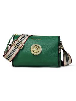 Pelle Luxur - Stylish Dark Green Sling Bag for Women (M)
