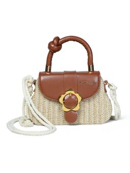Pelle Luxur - Stylish Brown Sling Bag for Women (S)