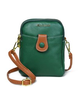 Pelle Luxur - Stylish Green Sling Bag for Women (S)