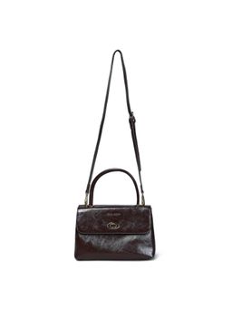 Pelle Luxur - Stylish Chocolate Brown Sling Bag for Women (M)