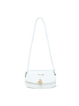 Pelle Luxur - Stylish White Sling Bag for Women (S)