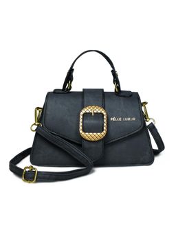 Pelle Luxur - Stylish Dark Grey Sling Bag for Women (S)