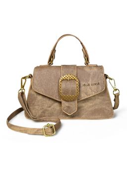 Pelle Luxur - Stylish Khaki Sling Bag for Women (S)