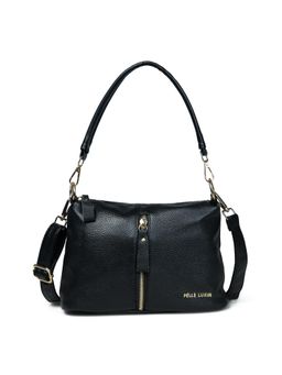 Pelle Luxur - Stylish Black Hand Bag for Women (S)