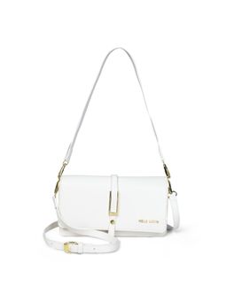 Pelle Luxur - Stylish White Sling Bag for Women (S)