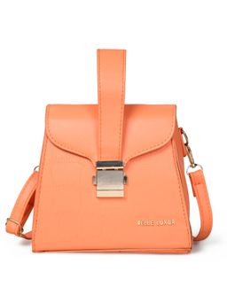 Pelle Luxur - Stylish Peach Sling Bag for Women (S)