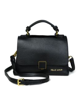 Pelle Luxur - Stylish Black Sling Bag for Women (S)