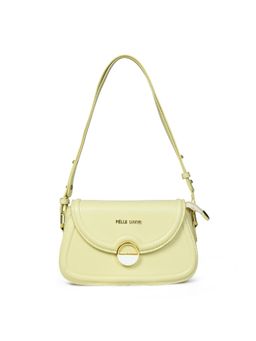 Pelle Luxur - Stylish Leamon Yellow Sling Bag for Women (S)