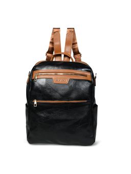 Pelle Luxur - Stylish Black Pack Bag for Women (M)
