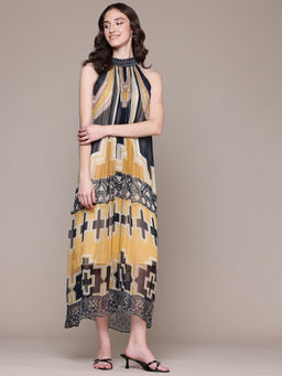 Label Ritu Kumar - Yellow Celophee Maxi Dress