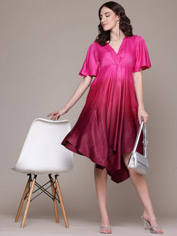 Label Ritu Kumar - Pink Bianca Ombre Dress