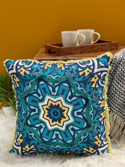 AME - decorative cushion cover, Voyageur Roya - Bella Vida Collection - 18x18