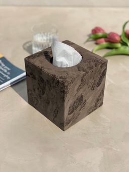 Mason Home - Indo Mocha Square Tissue Box