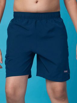 LYCOT - Boys Athletic All Purpose Turquoise Solid Sports Shorts