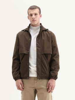 Rare Rabbit - Men Brown Solid Jacket