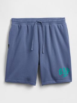 GAP - Men Blue Knitted Mid Waist Shorts