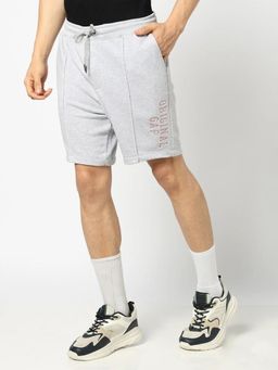 GAP - Men Grey Cotton Mid Waist Shorts