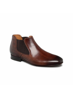 Ruosh - Men Formal Slip On Boot Shoes Brown