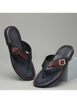 Ruosh - Men Solid Flipflops Black