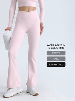 Cava Athleisure - Pink Solid Nylon Regular Fit Leggings