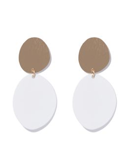 Forever New - Olympia Coated Disc Drop Earring
