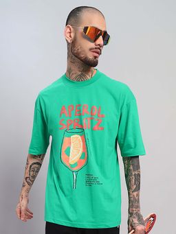 Griffel - Aperol Spritz Graphic Green T-Shirt