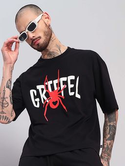 Griffel - Red Spider Graphic Oversized T-Shirt
