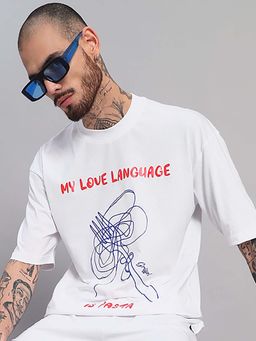 Griffel - My Love Language is Pasta Oversized T-Shirt