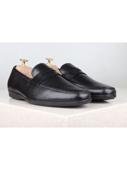 ATESBER - Solid-plain Black Formal Shoes