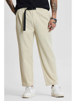 Snitch - Cream Relaxed Fit Trouser
