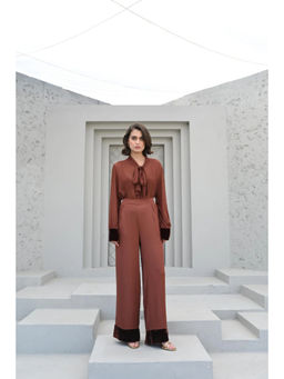 House of duti - Bare Brown Solid Co-Ord (Set of 2)