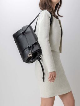 EN TOI - Athens Black Satchel Bag