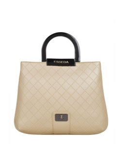 ESBEDA - Beige Color Embossed Texture Handbag For Women (M)