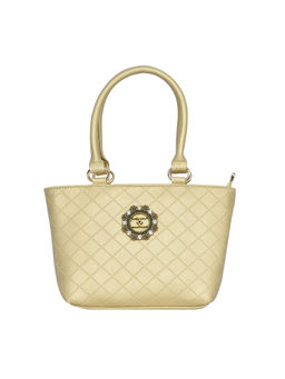 ESBEDA - Gold Color Embossed Handbag For Women (S)