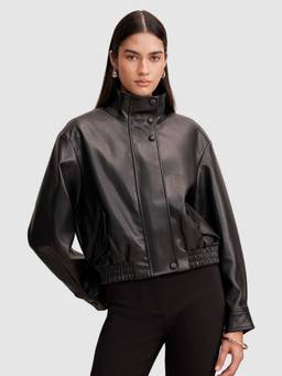 Forever New - Clara Pu Funnel Neck Bomber Jacket