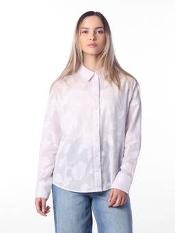 ONLY - Women's Lavender Cotton Shirt