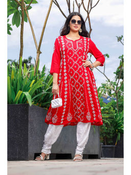 CLUB LOOM - Pankhuri Chikankari Anarkali Kurta