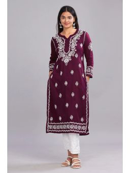 CLUB LOOM - Utkarsha Chikankari Cotton Kurta