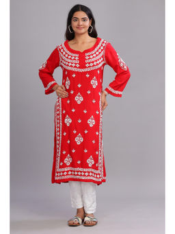 CLUB LOOM - Zarah Chikankari Cotton Kurta