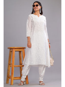 CLUB LOOM - Tabassum Chikankari Chanderi Kurta