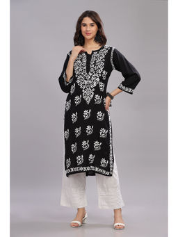 CLUB LOOM - Ananya Chikankari Modal Kurta