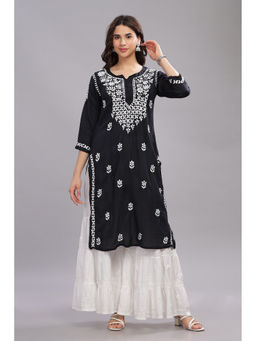 CLUB LOOM - Vanshika Chikankari Modal Kurta
