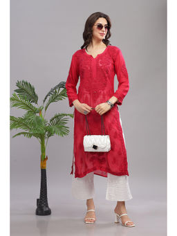 CLUB LOOM - Urvashi Chikankari Crepe Kurta