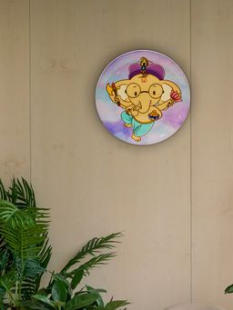 KOLOROBIA - Bal Ganesha Decorative Wall Plate