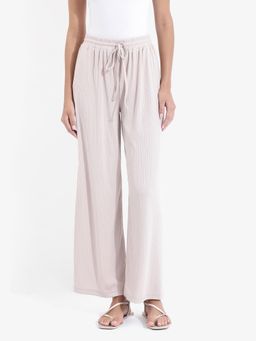 RAREISM - Women Beige Alcazar Straight Pant