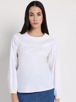 RAREISM - Women White Cassius Regular Top
